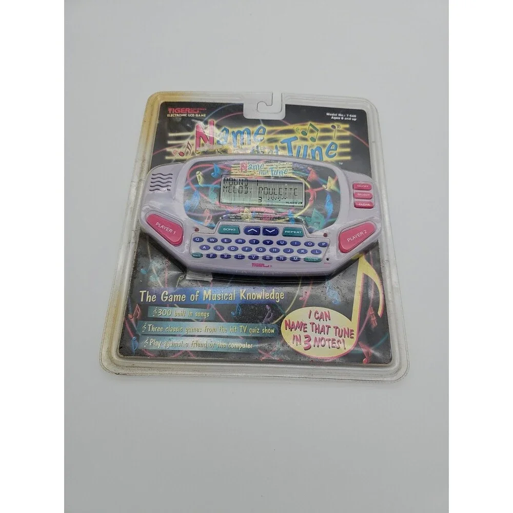 Name That Tune Hand-Held Game 1997 Tiger Electronics: W/Country Western Cartridg
